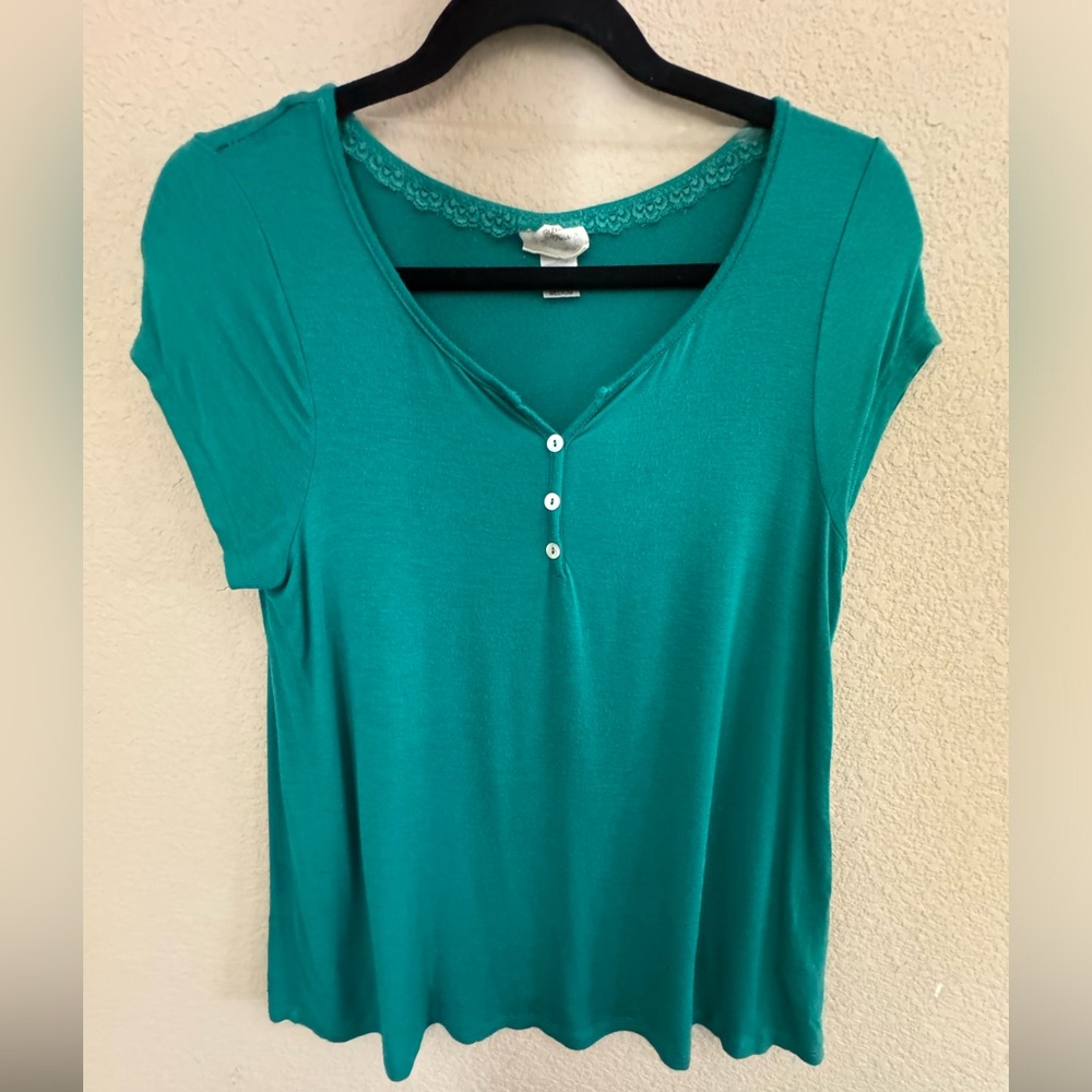 Macy’s Teal Green T-shirt